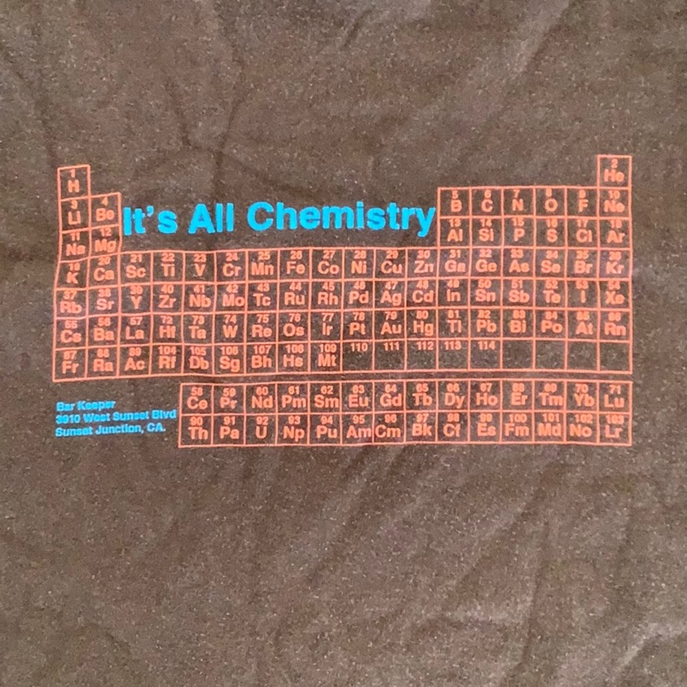 It’s All Chemistry T-shirt American Apparel